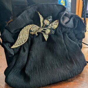 Letty Black Evening Bag